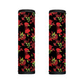 Black And Red Roses Floral Print Handle Covers