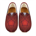 Black And Red Satanic Pentagram Print Casual Shoes