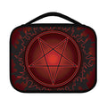 Black And Red Satanic Pentagram Print Classic Bible Case