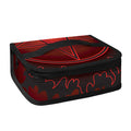 Black And Red Satanic Pentagram Print Small Lunch Bag