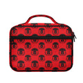 Black And Red Spartan Pattern Print Briefcase Bible Bag
