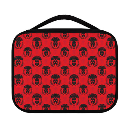 Black And Red Spartan Pattern Print Classic Bible Case
