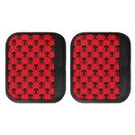 Black And Red Spartan Pattern Print Handle Covers