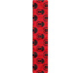 Black And Red Spartan Pattern Print Table Runner