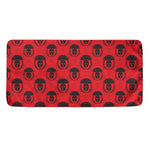 Black And Red Spartan Pattern Print Towel