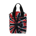 Black And Red Spider Tie Dye Print Bible Tote Bag