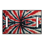 Black And Red Spider Tie Dye Print Golf Cart Seat Cover