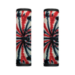 Black And Red Spider Tie Dye Print Handle Covers