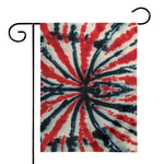 Black And Red Spider Tie Dye Print House Flag