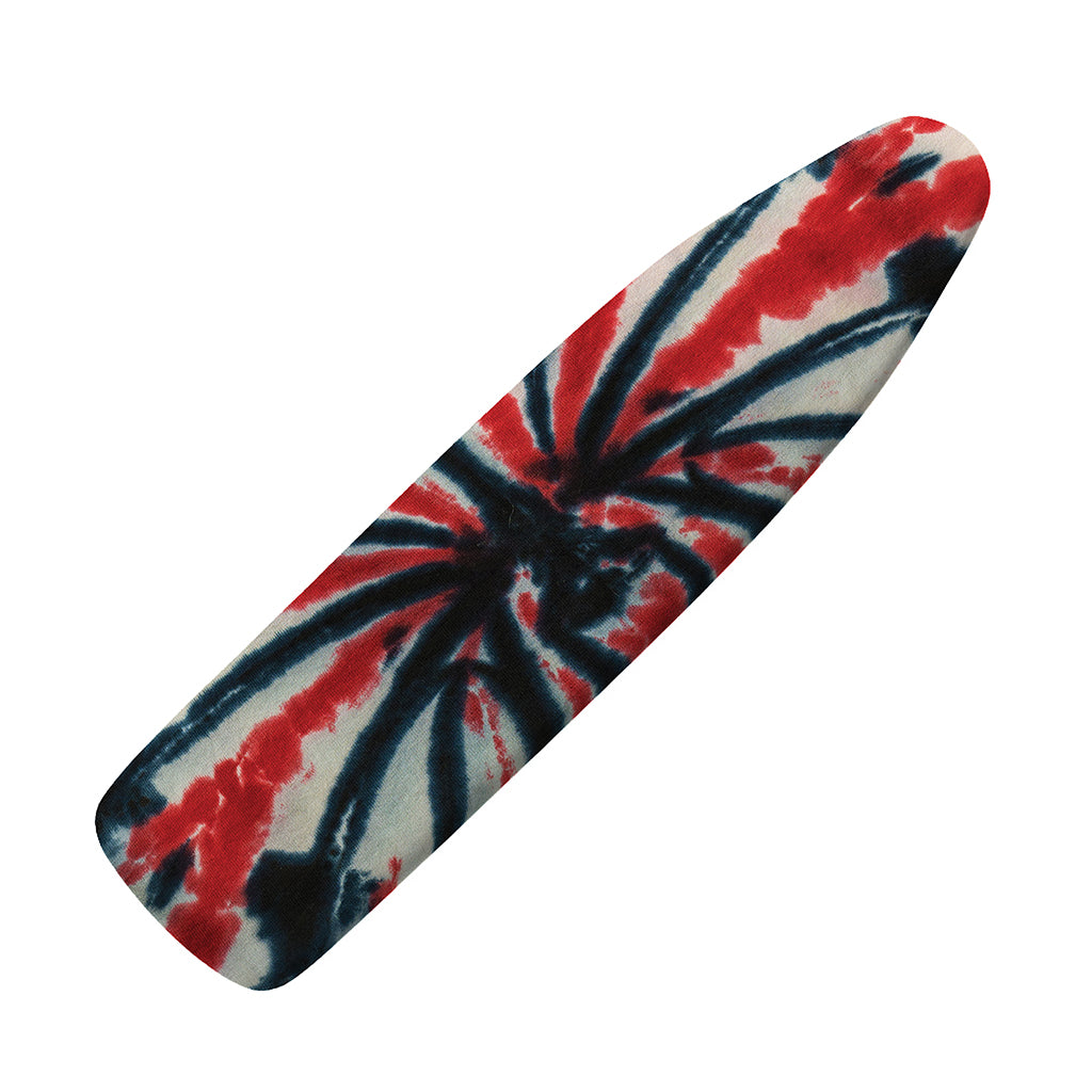 Black And Red Spider Tie Dye Print Ironing Board Cover