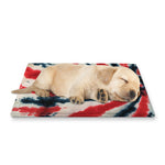 Black And Red Spider Tie Dye Print Pet Cooling Mat Cover