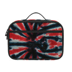 Black And Red Spider Tie Dye Print Portable Lunch Bag