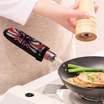 Black And Red Spider Tie Dye Print Skillet Handle Cover