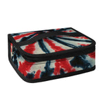 Black And Red Spider Tie Dye Print Small Lunch Bag