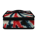 Black And Red Spider Tie Dye Print Small Lunch Bag