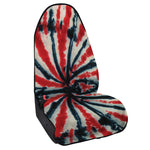 Black And Red Spider Tie Dye Print Waterproof Car Seat Cover
