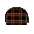 Black And Red Stewart Tartan Print Coin Purse