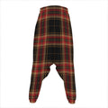 Black And Red Stewart Tartan Print Hammer Pants