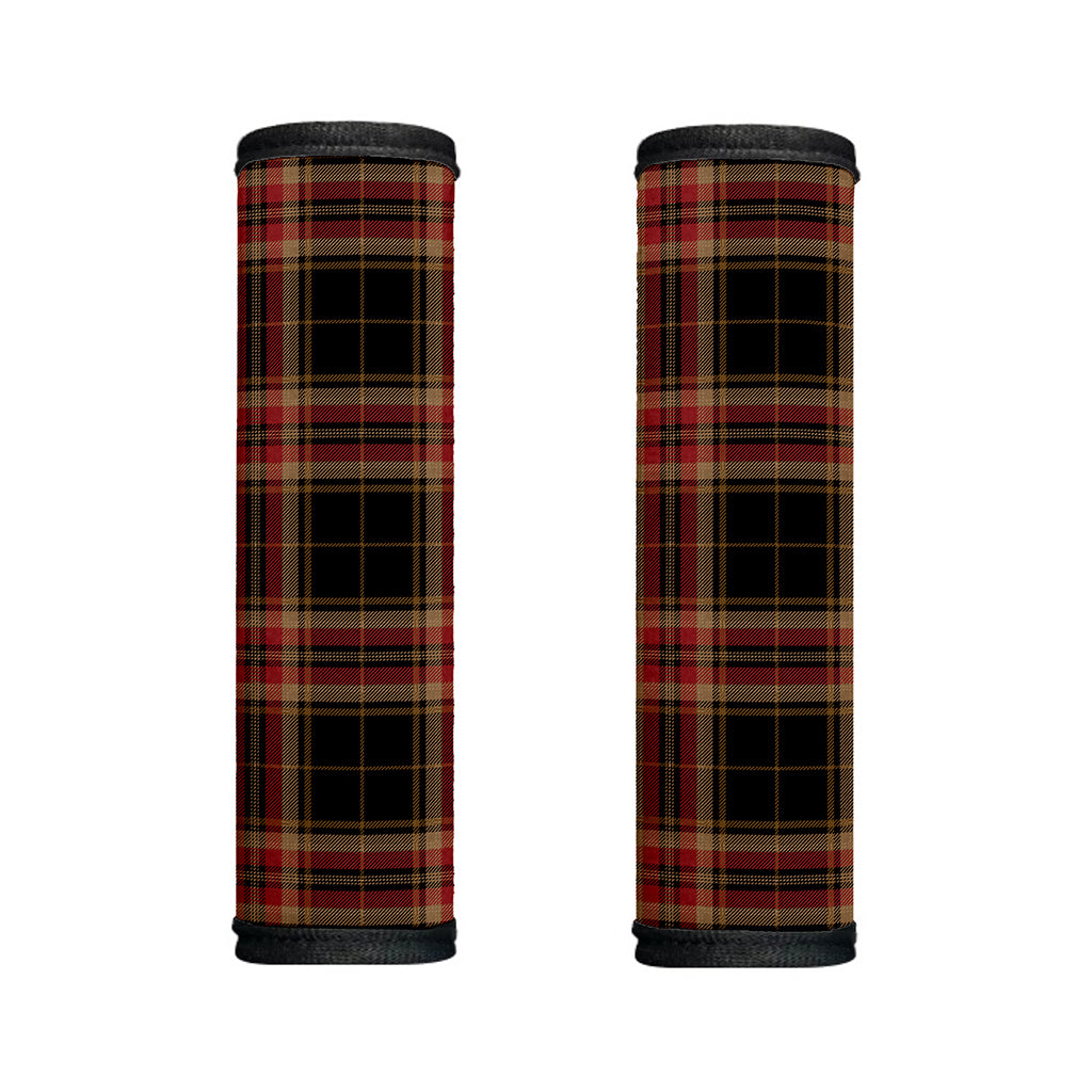 Black And Red Stewart Tartan Print Handle Covers