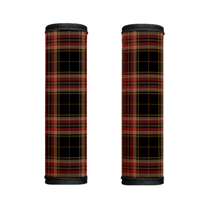 Black And Red Stewart Tartan Print Handle Covers