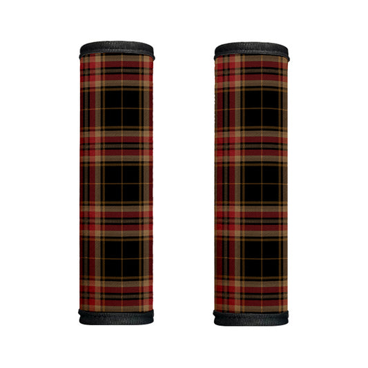 Black And Red Stewart Tartan Print Handle Covers