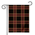Black And Red Stewart Tartan Print House Flag