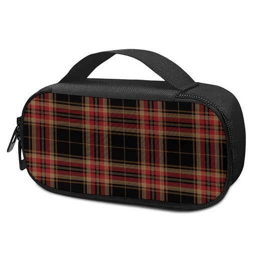 Black And Red Stewart Tartan Print Insulin Cooler Travel Case