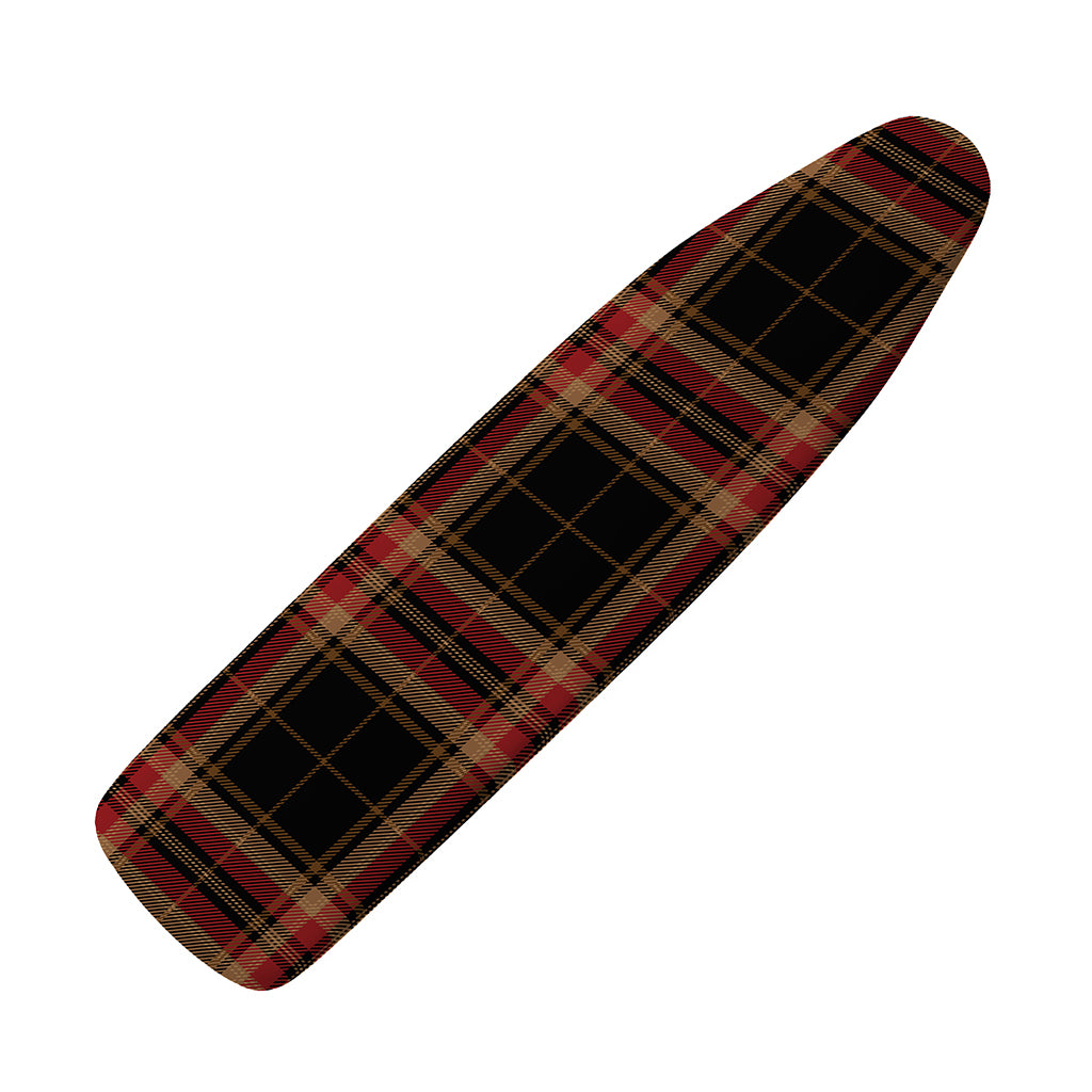 Black And Red Stewart Tartan Print Ironing Board Cover