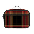 Black And Red Stewart Tartan Print Portable Lunch Bag