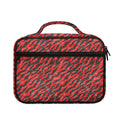 Black And Red Tiger Stripe Camo Print Briefcase Bible Bag