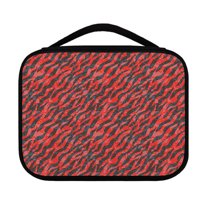 Black And Red Tiger Stripe Camo Print Classic Bible Case