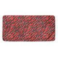 Black And Red Tiger Stripe Camo Print Towel