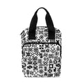 Black And White Adinkra Tribe Symbols Bible Tote Bag