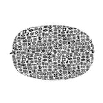 Black And White Adinkra Tribe Symbols Car Side Mirror Covers