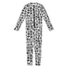 Black And White Adinkra Tribe Symbols Jumpsuit