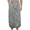 Black And White Adinkra Tribe Symbols Lantern Pants