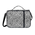 Black And White Adinkra Tribe Symbols Shoulder Strap Bible Bag