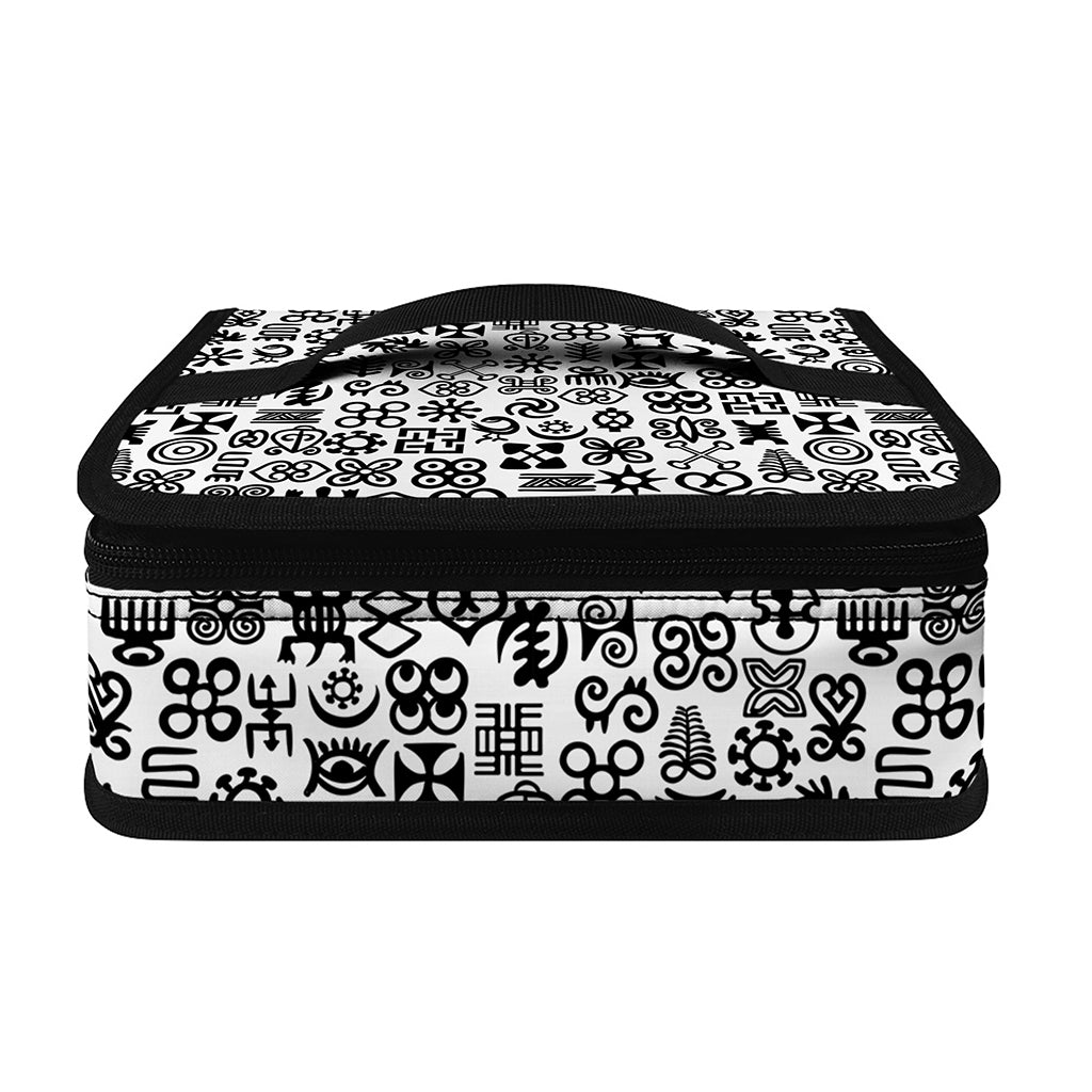 Black And White Adinkra Tribe Symbols Small Lunch Bag
