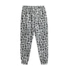 Black And White Adinkra Tribe Symbols Sweatpants