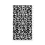 Black And White African Adinkra Symbols Baby Crib Sheet
