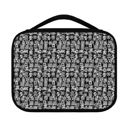 Black And White African Adinkra Symbols Classic Bible Case