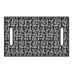 Black And White African Adinkra Symbols Golf Cart Seat Cover