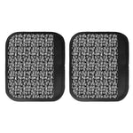 Black And White African Adinkra Symbols Handle Covers