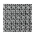 Black And White African Adinkra Symbols Silk Bandana