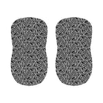 Black And White African Ethnic Print Bar Stool Covers