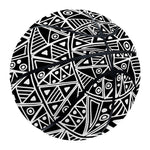 Black And White African Ethnic Print Basketball