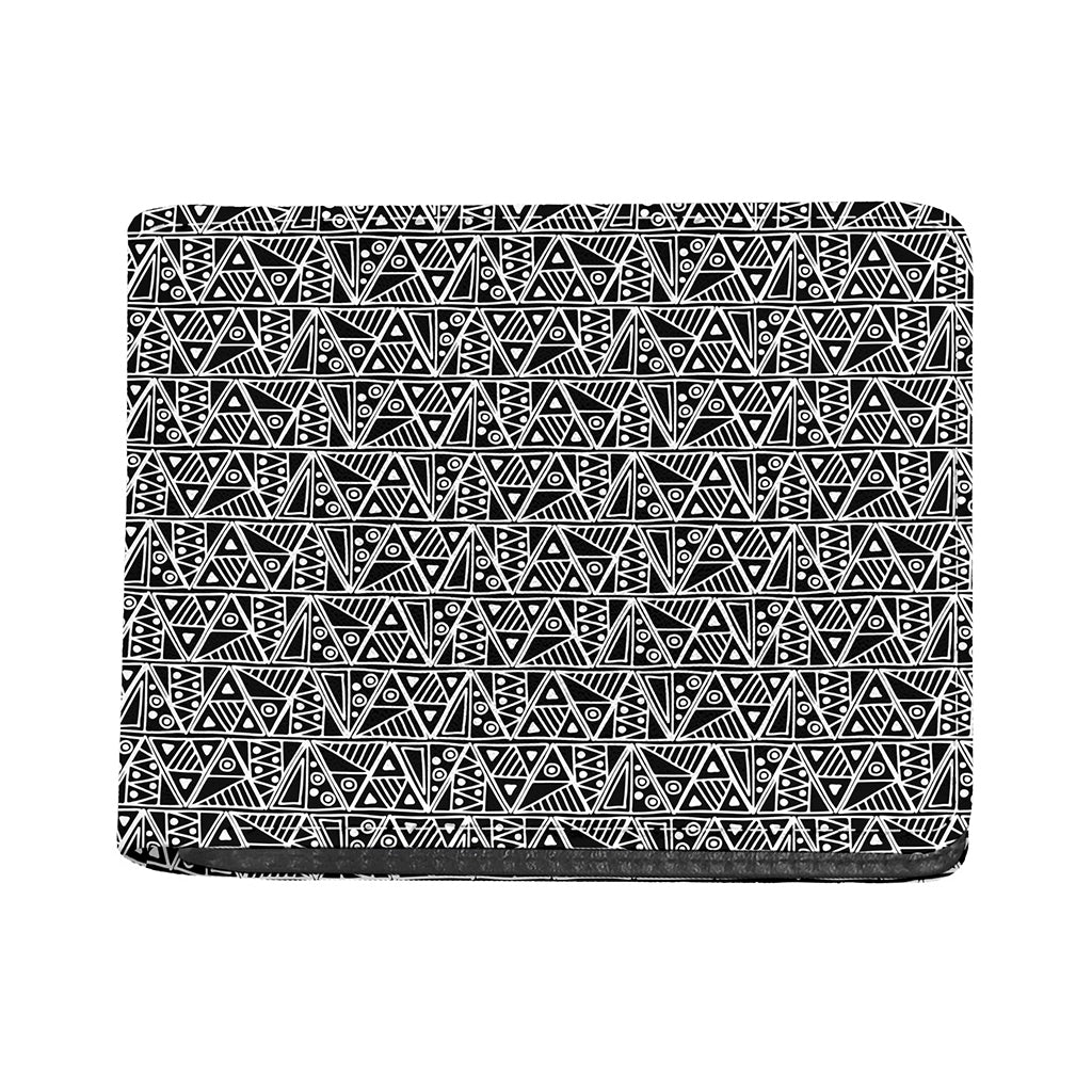 Black And White African Ethnic Print Bifold Wallet