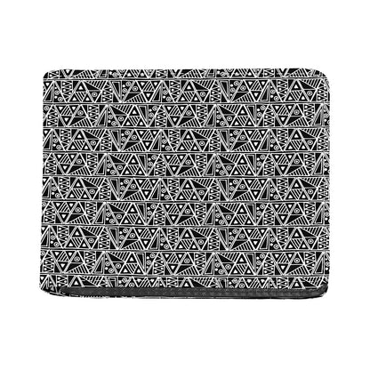 Black And White African Ethnic Print Bifold Wallet