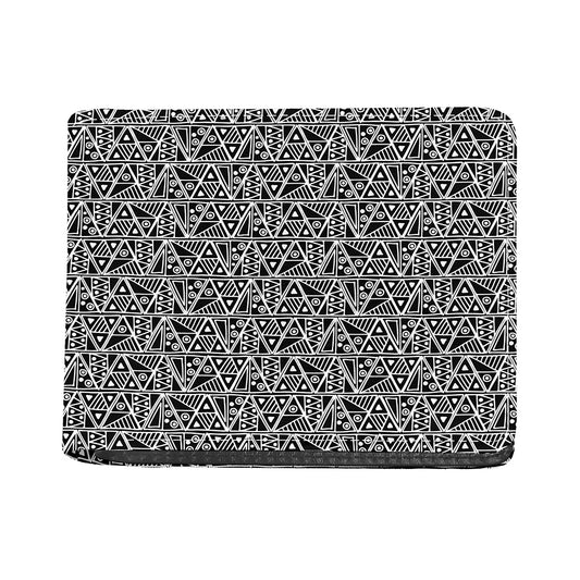 Black And White African Ethnic Print Bifold Wallet