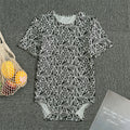 Black And White African Ethnic Print Men's Bodysuit